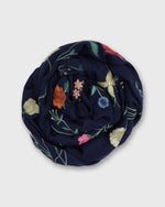 Load image into Gallery viewer, Garden Glory Scarf in Navy