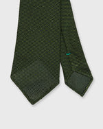 Load image into Gallery viewer, Hand-Rolled Silk Fino Grenadine Tie in Green/Navy