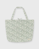 Load image into Gallery viewer, Reusable Tote Bag in Green Indigo Berry Liberty Fabric