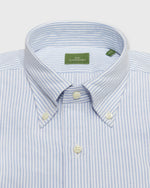 Load image into Gallery viewer, Button-Down Dress Shirt in Blue University Stripe Oxford
