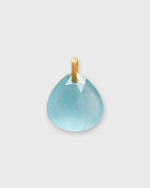 Load image into Gallery viewer, Briolette Pendant in Milky Aquamarine