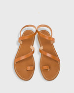 Load image into Gallery viewer, Diagonal Strap Sandal in Tan Leather