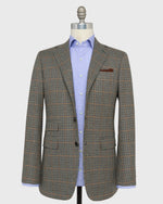 Load image into Gallery viewer, Virgil No. 4 Jacket in Navy/Spruce/Umber Cashmere Houndstooth Hopsack