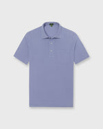 Load image into Gallery viewer, Short-Sleeved Polo in Peri Pima Pique