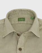 Load image into Gallery viewer, Luke Work Shirt in Olive Lightweight Twill