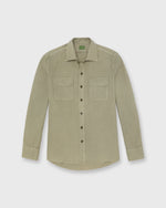 Load image into Gallery viewer, Luke Work Shirt in Olive Lightweight Twill