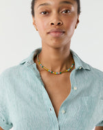 Load image into Gallery viewer, Honolulu Necklace in Pink & Green Multi