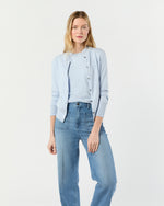 Load image into Gallery viewer, Rosie Cardigan in Heather Sky Cotton/Silk