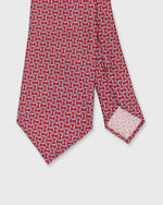 Load image into Gallery viewer, Silk Print Tie in Salmon/Sky/Lilac Links