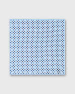 Load image into Gallery viewer, Hand-Rolled Cotolino Pocket Square in Mist/Navy/Smoke Flower