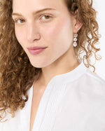 Load image into Gallery viewer, Jemima Earrings in Rose Quartz