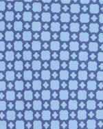 Load image into Gallery viewer, Silk Print Tie in Sky/Navy Foulard