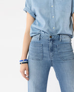 Load image into Gallery viewer, Semi Precious Beaded Bracelet in Royal Blue Monochrome
