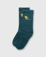 Load image into Gallery viewer, Flock Crew Socks in Gold Finch