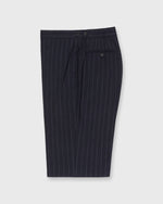 Load image into Gallery viewer, Virgil No. 4 Suit in Navy/Grey Chalk Stripe Plainweave