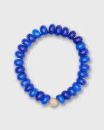 Load image into Gallery viewer, Semi Precious Beaded Bracelet in Royal Blue Monochrome