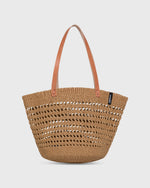Load image into Gallery viewer, Kiondo Shopper Basket in Brown Open Weave