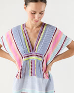 Load image into Gallery viewer, Gasira V-Neck Caftan in Cirq Citrus