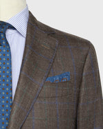 Load image into Gallery viewer, Virgil No. 2 Jacket in Mocha/Blue/Green Plaid Twill