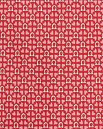 Load image into Gallery viewer, Silk Print Tie in Red Gancini Foulard