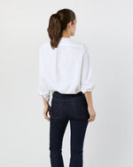 Load image into Gallery viewer, Becca Shirt in White Poplin