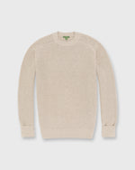 Load image into Gallery viewer, Beach Crewneck Sweater in Heather Taupe Cotton/Linen