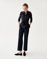 Load image into Gallery viewer, Safari Jacket in Navy Bi-Stretch Tropical Wool