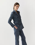 Load image into Gallery viewer, Concetta Jacket in Indigo Cotolino Chambray