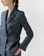 Load image into Gallery viewer, Concetta Jacket in Indigo Cotolino Chambray
