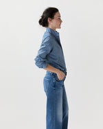 Load image into Gallery viewer, Mel Shirt in Extra Light Washed Cotolino Chambray