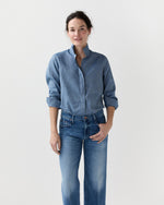 Load image into Gallery viewer, Mel Shirt in Extra Light Washed Cotolino Chambray