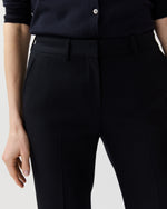 Load image into Gallery viewer, Lane Pant in Navy 3-Ply Plainweave