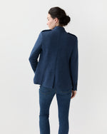 Load image into Gallery viewer, Marguerite Jacket in Airforce Blue Knit