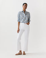 Load image into Gallery viewer, Tomboy Popover Shirt in Blue/Multi Felicite Liberty Fabric