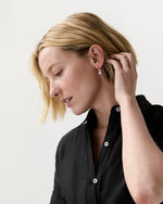 Load image into Gallery viewer, Extra Extra Small Incandescence Hook Earrings in Rainbow Moonstone