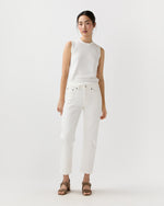 Load image into Gallery viewer, Sisli Cropped Jean in Natural White