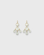 Load image into Gallery viewer, Small Gabrielle D'Estrées Earrings in Green Quartz