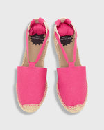 Load image into Gallery viewer, Pia High Espadrille in Pink Canvas