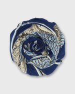 Load image into Gallery viewer, Caracat Scarf in Blue Cotton