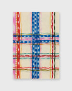 Load image into Gallery viewer, Tutti Frutti Tartan Scarf in Ivory Combo