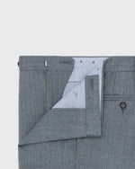 Load image into Gallery viewer, Side-Tab Dress Trouser in Slate Tropical Wool