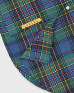 Load image into Gallery viewer, Handmade Button-Down Sport Shirt in Bluegrass/Red/Yellow Madras