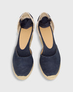 Load image into Gallery viewer, Low Carina Espadrille in Navy Oxford Canvas