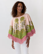 Load image into Gallery viewer, Reversible Mini Poncho Top in Swathe Placée