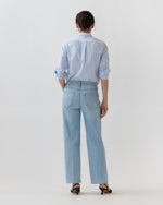 Load image into Gallery viewer, The Mid Rise Rambler Zip Ankle Jean in Pretty Please
