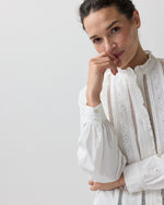 Load image into Gallery viewer, Letitia Blouse in White Poplin