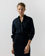 Load image into Gallery viewer, Letitia Blouse in Black Poplin