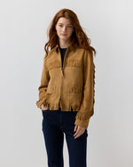 Load image into Gallery viewer, Lorena Jacket in Camel Suede