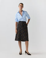 Load image into Gallery viewer, Connelly Skirt in Brown/Multi Royal Stitch Liberty Fabric Wool