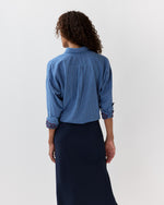 Load image into Gallery viewer, Weekender Shirt in Blue/Rose Double-Weave Check